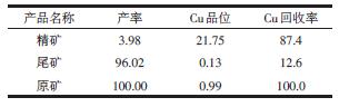 铜硫矿选矿工艺的新工艺