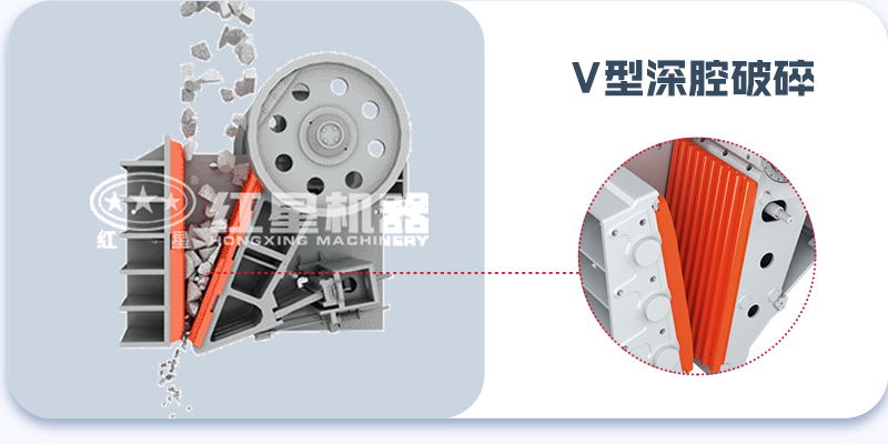 46破碎粉碎石头作业原理图