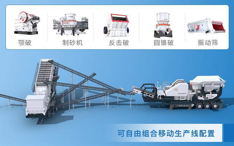 建筑废料处理设备-移动型可根据需求配置