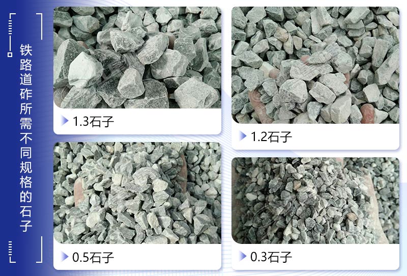 铁路道砟所需石子