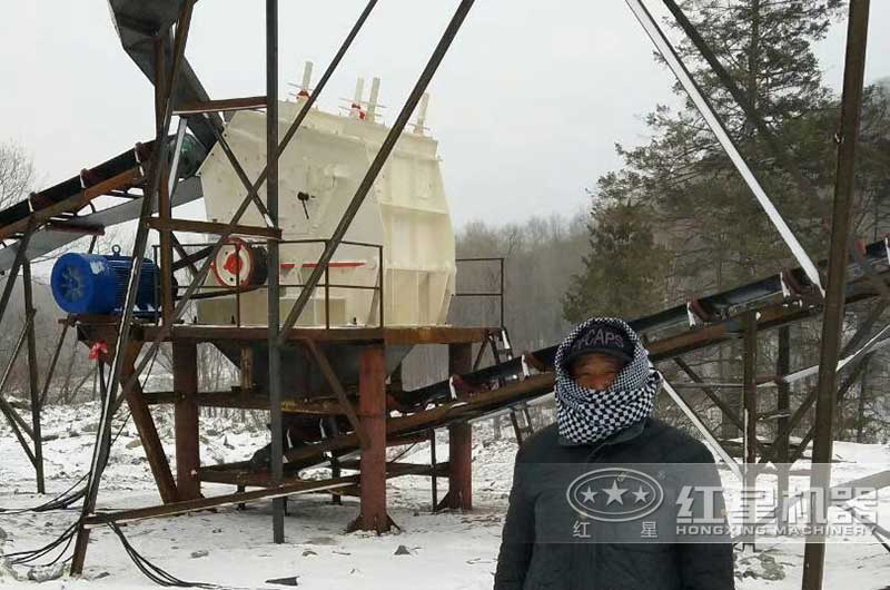 1010反击式破碎机应用现场