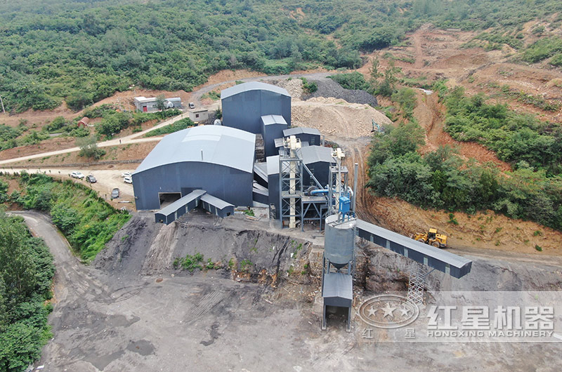 新建大中型砂石厂现场实拍