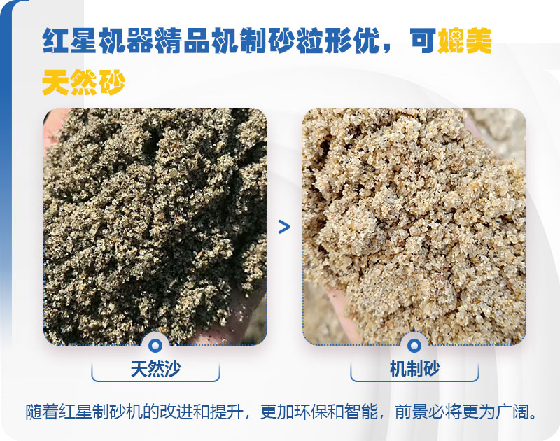 混凝土用河沙好还是机制砂好？骨料生产线工艺流程是什么？